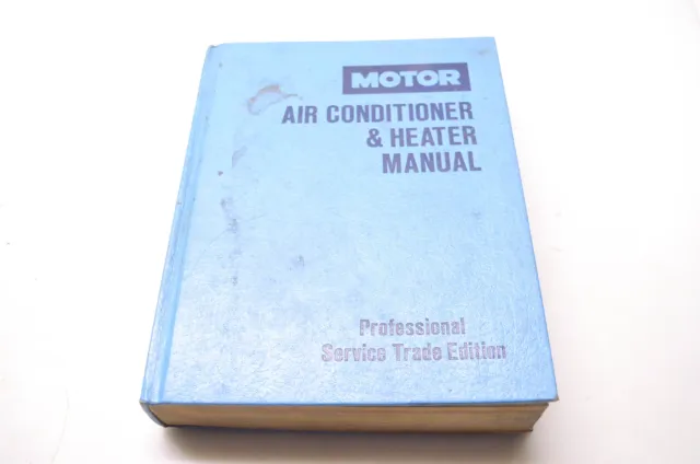 Motor 0-87851-708-1, 20311 Air Conditioner & Heater Manual Professional Service