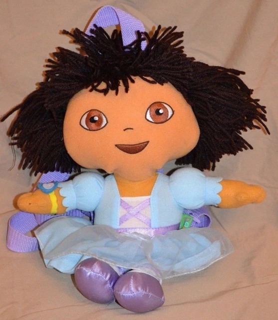 Dora The Explorer Cartoon Nylon Backpack Plush Presch vrogue.co