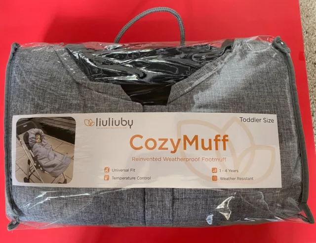 GRIS CLARO liuliuby Original Cozy Muff Resistente a la intemperie Huff para pies con control de temperatura