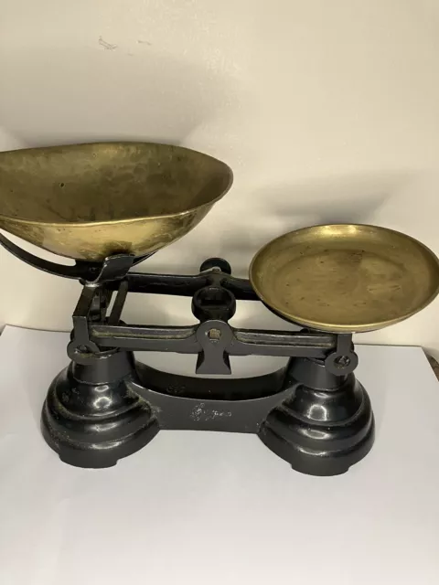 Vintage Librasco Scales Brass And Cast Iron Antique For Use Or Display