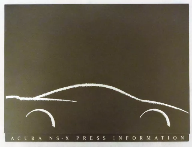 1990 Acura NS-X Prototype Press Kit Complete w/ Photos & Slides Honda NSX NA1