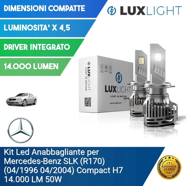 Pack Ampoules LED H7 Mercedes Benz SLK (R171) (2004 à 2010) - Kit LED