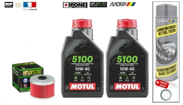 Kit D'entretien Vidange Standard Pour Gilera Fuoco 500 (2007-2017) - Huile Motul 7100 Inclus