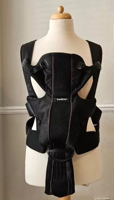 BabyBjorn Move 3D Mesh Carrier Black & Anthracite 8-26lbs Free Uk P&P