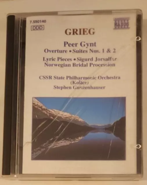 Minidisc - Grieg - Peer Gynt - Naxos Classical Music minidisk MD