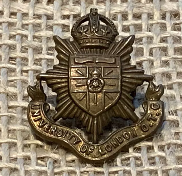 University of London Officer Training Corps Collar Badge