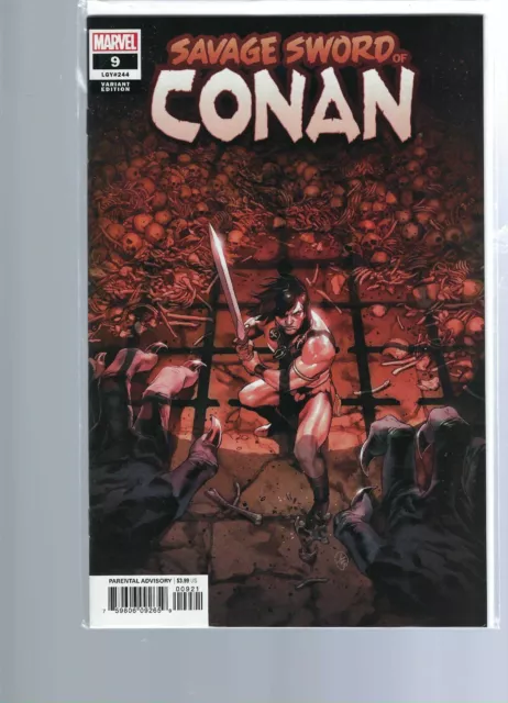Savage Sword Of Conan  9 - 1 In 25   Variant - 2019  Series  -    Marvel Comics