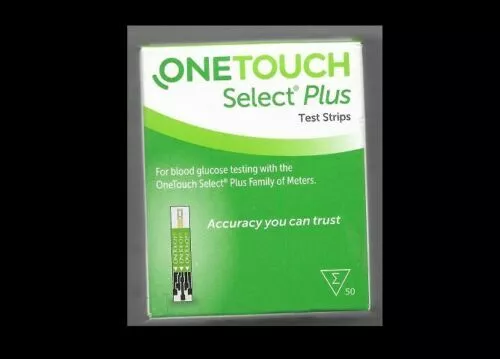 OneTouch Select Plus Sang Glucose Diabétique Test Bandes One Touch - Boîte De 50