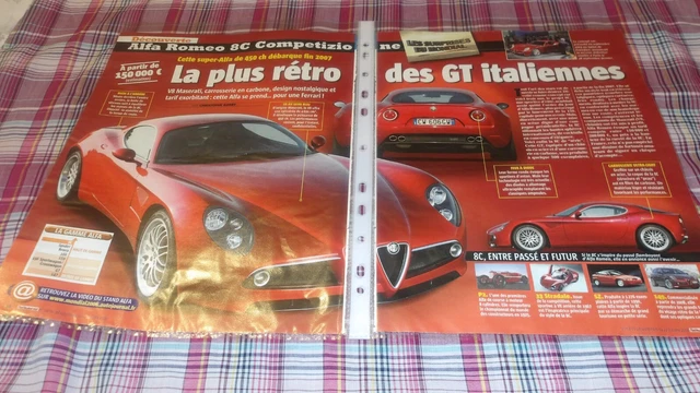 Alfa Roméo 8C Competizione rouge 1/18 Burago - FR