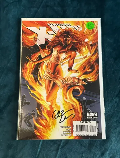 Uncanny X-Men #511 Greg Land Signed Cover Marvel Comics 2009 CM-511