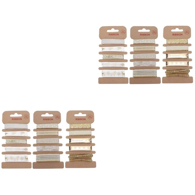 2x Urlaub Band DIY Dekorative Band Weihnachten Geschenk Band Bäckerei Wrap Band