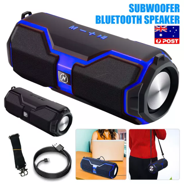 20W Outdoor Portable Wireless Bluetooth Speaker USB TF FM Stereo Bass Subwoofer