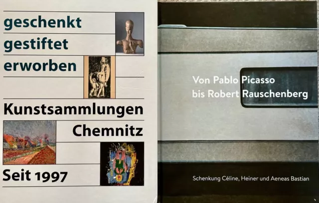 Von Picasso bis Rauschenberg. 2 Bildbände Schenkungen Kunstsammlungen Chemnitz