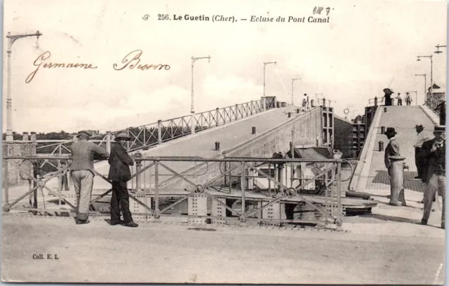 18 LE GUETIN - ecluse du pont canal