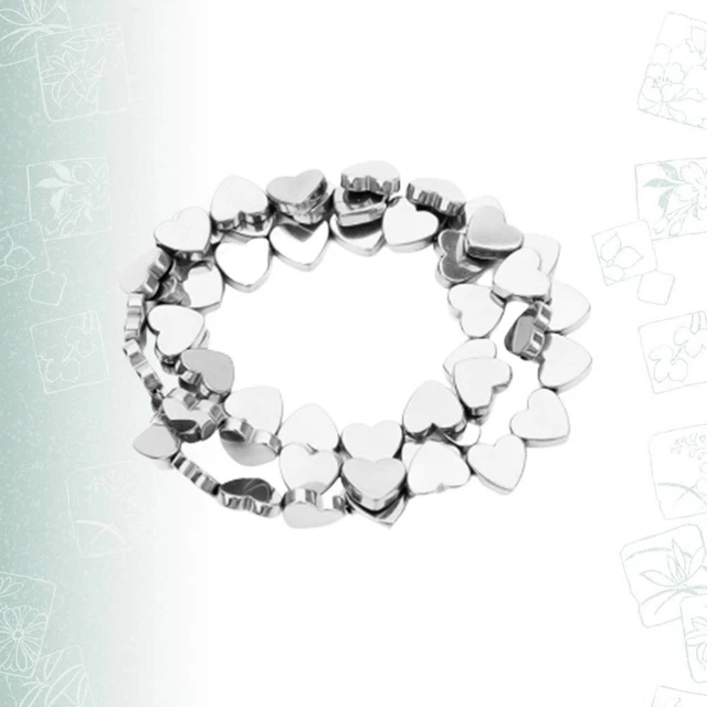 Heart Beads Jewelry Making Beads Charms Bracelets Jewlery Beads Suite