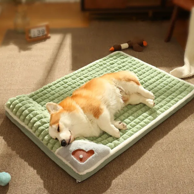 Pet Dog Cat Bed Warm Sleeping Kennel Super Soft Mat Pad Washable Puppy Cushion