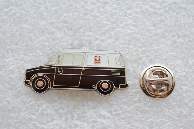 Auto Pin++VW Fridolin++PTT Post Schweiz++schwarz-weißes Fahrzeug++Sammlung++