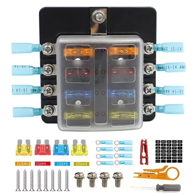 Accessorio auto bus leggero copertura in plastica lama supporto fusibile blocco scatola fusibili