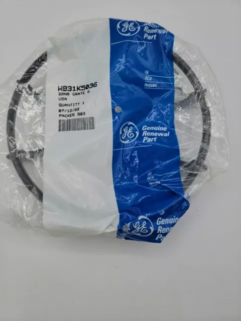 WB31K5036 GE / RCA/ HOTPOINT Range/Stove/Oven Burner Grate; Gray NOS