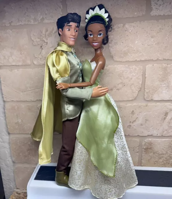 Disney The Princess and the Frog princess Tiana & Prince Naveen Ken Barbie Dolls