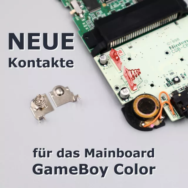 NEUE Mainboard Batteriekontakte für GameBoy Color GBC PCB Leiterplatte Ersatz