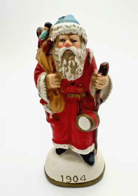 Memories Of Santa 1904 Figurine Ornament 5" Tall Christmas Reproductions 1987