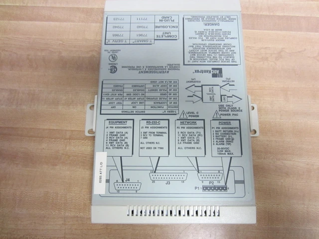 ADC Kentrox 77965 T-SERV II CSU 01-77965023 NCCSDHT4AB 210682493/