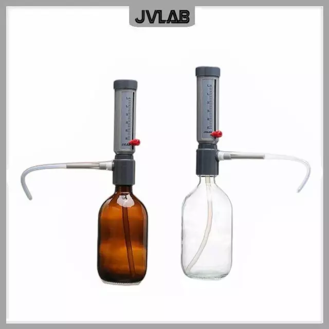 Lab Bottle Top Dispenser Economic Semi-automatic Liquid Dispenser Sleeve Type 5-