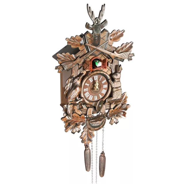 Vintage German Black Forest Classic Cuckoo Clock Style Wall Clock Alarm Clock