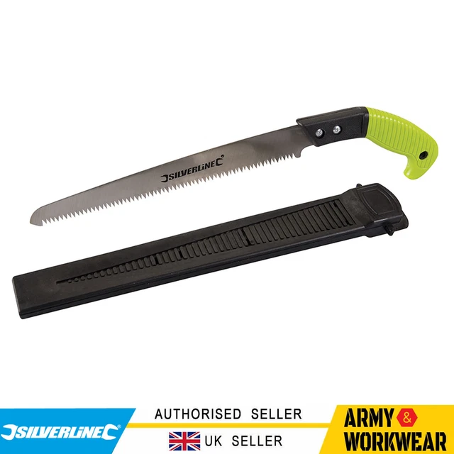 Silverline Pruning Saw with Sheath 300mm Blade Garden Gardening Tree Hedge