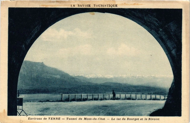 CPA Env. de YENNE - Tunnel du Mont.du-Chat - Le lac du Bourget.. (659276)