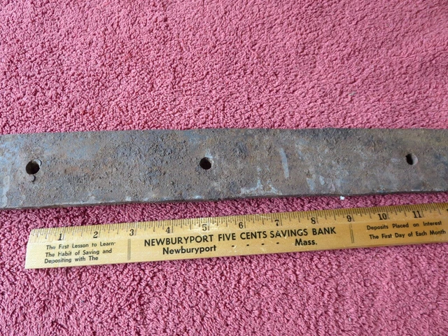 1 XL Wrought iron hinge strap barn door decor Vintage Antique hand wrought 30" 3
