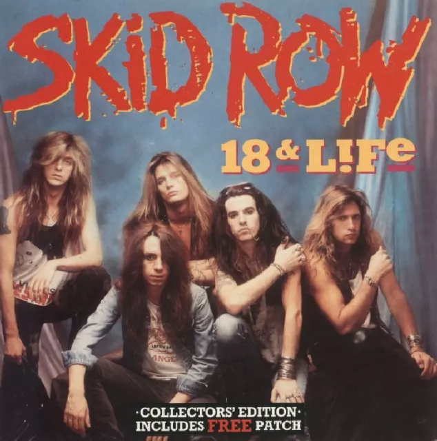 Skid Row - 18  Life - Used Vinyl Record 7 - K8100z