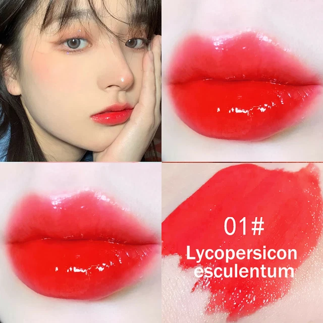 Lápiz labial líquido brillante brillante tinte labial hidratante brillante 3 ml