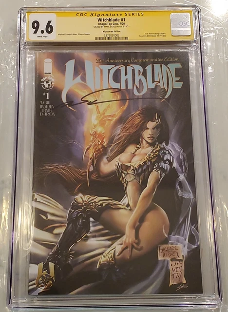 Witchblade #1 25th Ann Kickstarter Variant CGC 9.6 SS Marc Silvestri Low Census