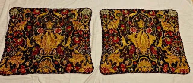 Majestic Embroidered Tapestry Pillow Shams Sherry Kline 24"H x 29"W