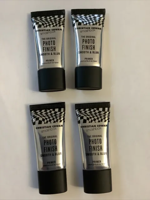 4x Smashbox Mini Photo Finish The Original Smooth & Blur Primer 0.34oz (10ml)