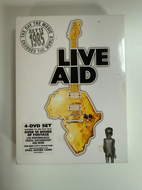 LIVE AID 4-DVD Box Set July 13th 1985 Sealed $88.13