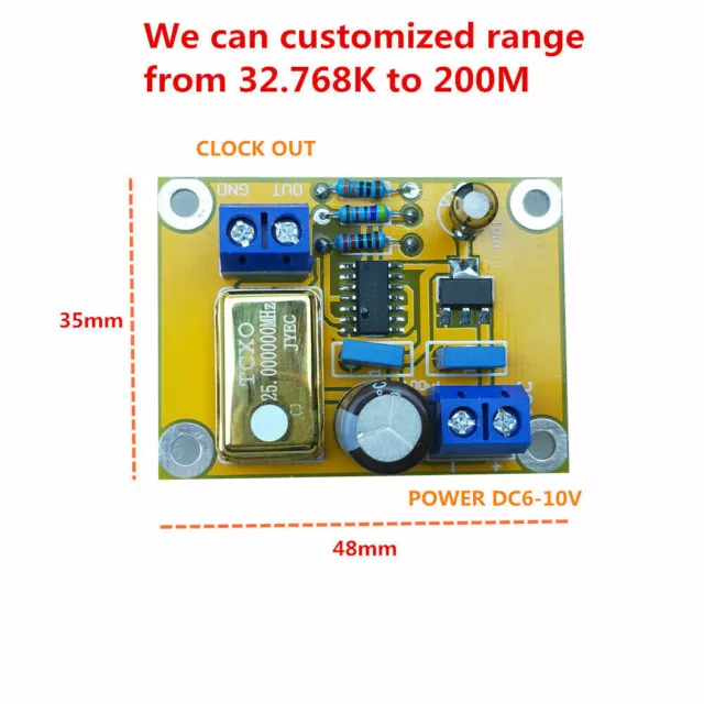 100MHZ TCXO 0.1ppm high precision Temperature-compensation Crystal Oscillator