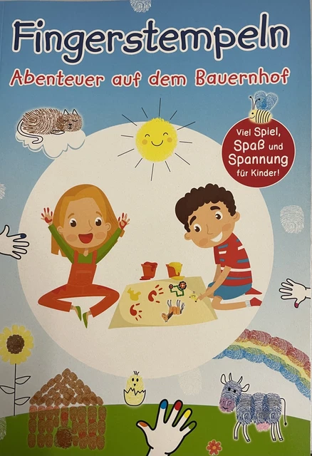 Fingerstempelbuch Malbuch