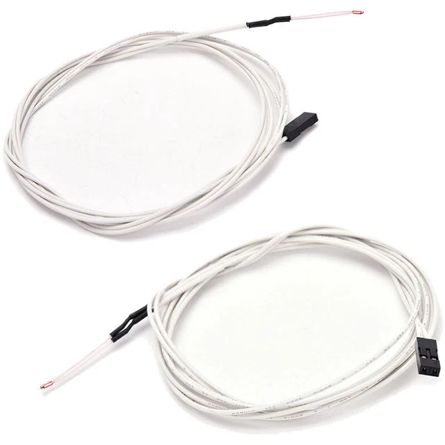New Reprap NTC 3950 Thermistor 100K with 1 Meter wire for 3D Printer D;yg