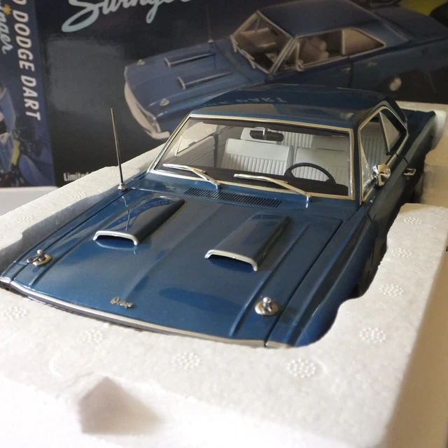 ACME 1/18 1970 Dodge Dart Swinger Blue LTD A1806409 New GMP 400