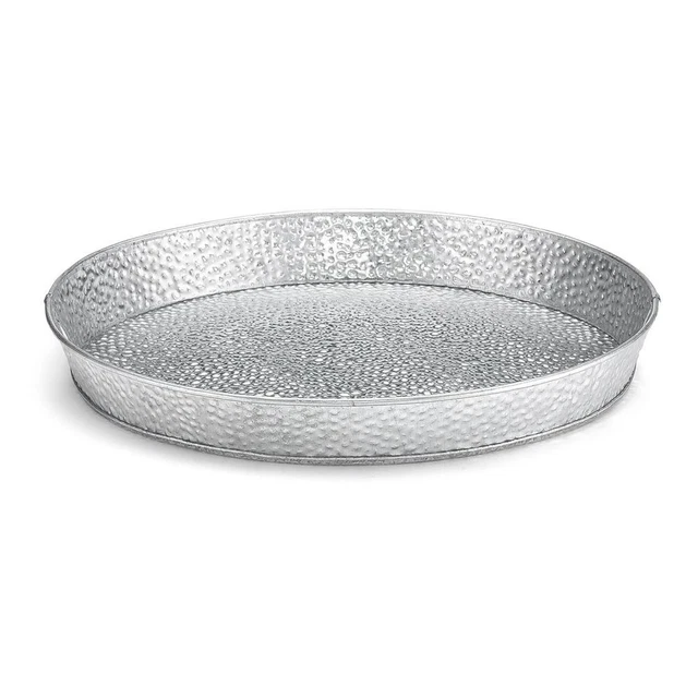 TableCraft GP10 Galvanized Collection 10-1/2" Dinner Tray