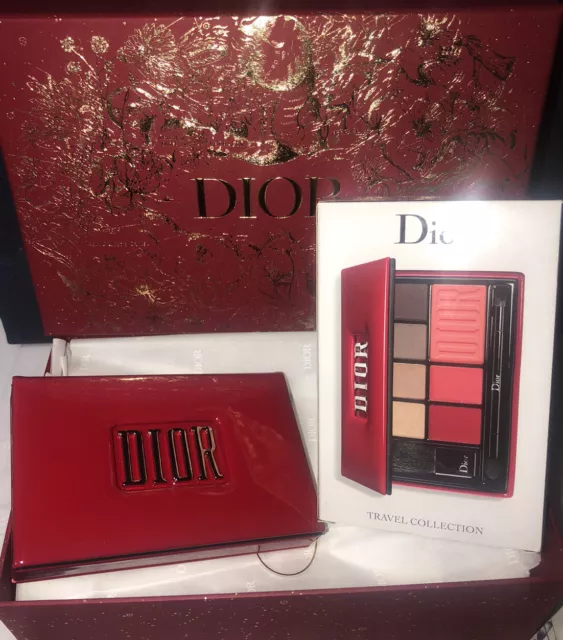 Ultra Dior Fashion Palette Be Intense Eyeshadow Lipstick Blush Gift Box Set Rare