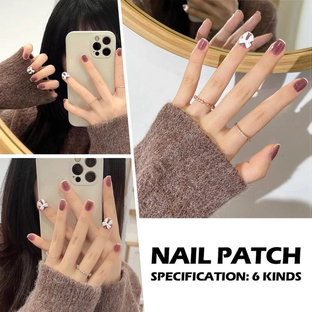 Manicure on the Go Wearable False Nails with Patch Technology
