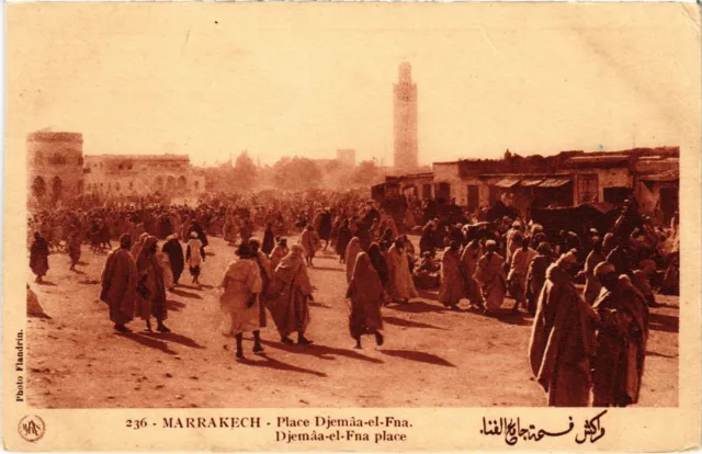 CPA AK MARRAKECH Place Djema-El-Fna MOROCCO (1359366)
