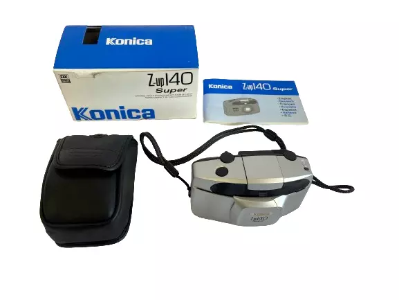 Konica Z-Up 140 Super 35mm Film Camera with Case in Original Box Charity Listing