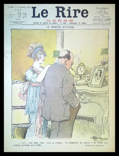 Journal Le RIRE Rouge, édition de guerre N°200 du 14/9/1918