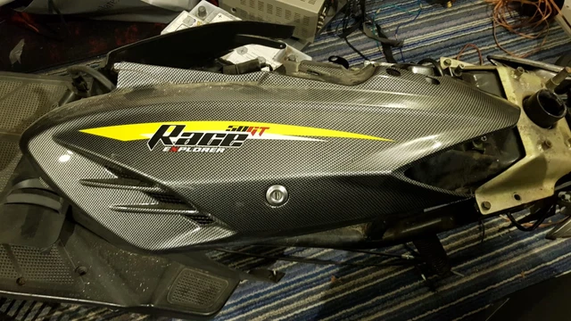 Black E-Number Scooter Mirror Set For Explorer Race GT 50 (2008-2013) – Left & Right