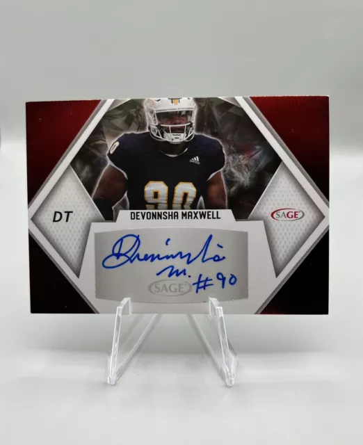 2023 Sage Low Series - DEVONNSHA MAXWELL - AUTO - Red Foil - Rookie Autograph